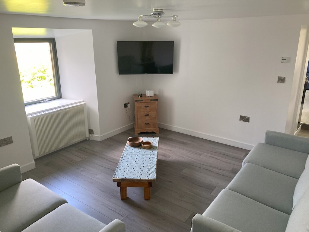 Living room of main house