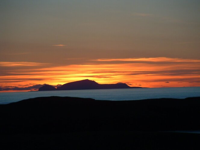 Foula sunset