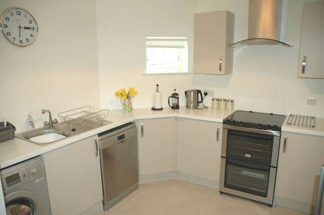 Fully equipped modern kitchen