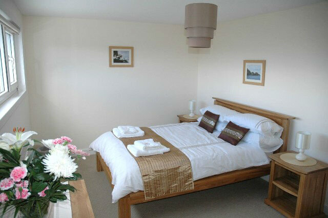 Spacious Double Bedroom with solid oak furniture
