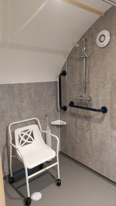Tirrick accessible shower room