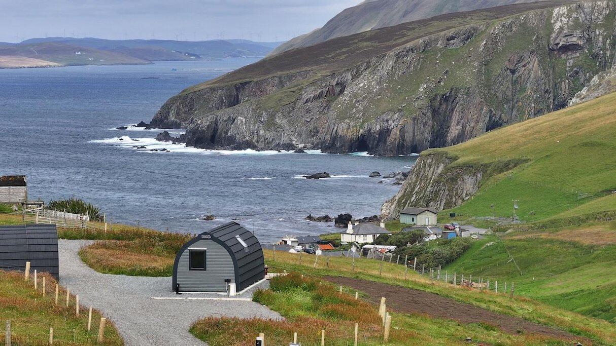 Looking north to Maywick and Burra